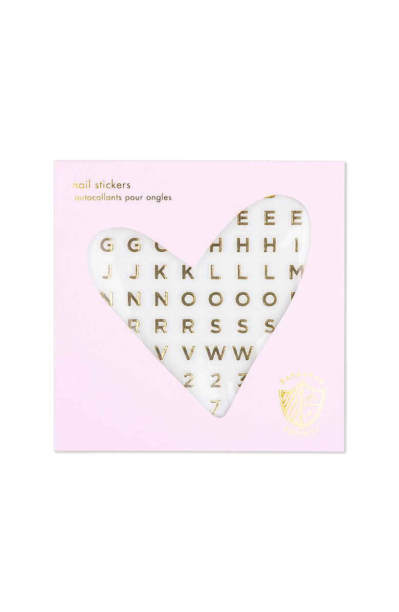 Daydream Society Say Everything Gold Nail Stickers, Main, color, Assorted Pre-Pack