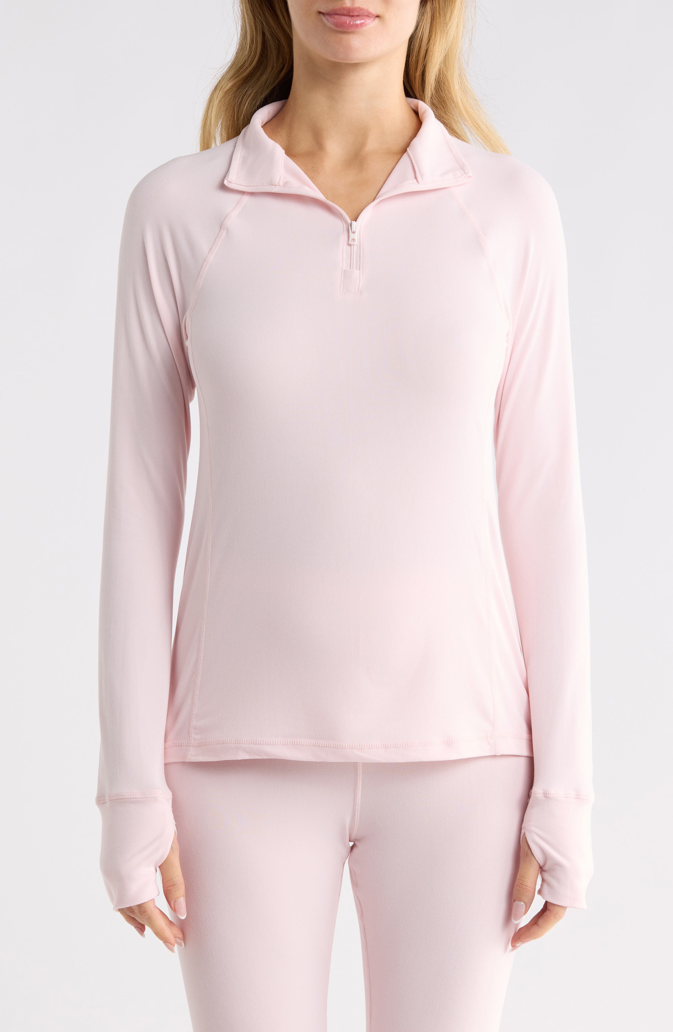 Quarter Zip Long Sleeved Performance Top
