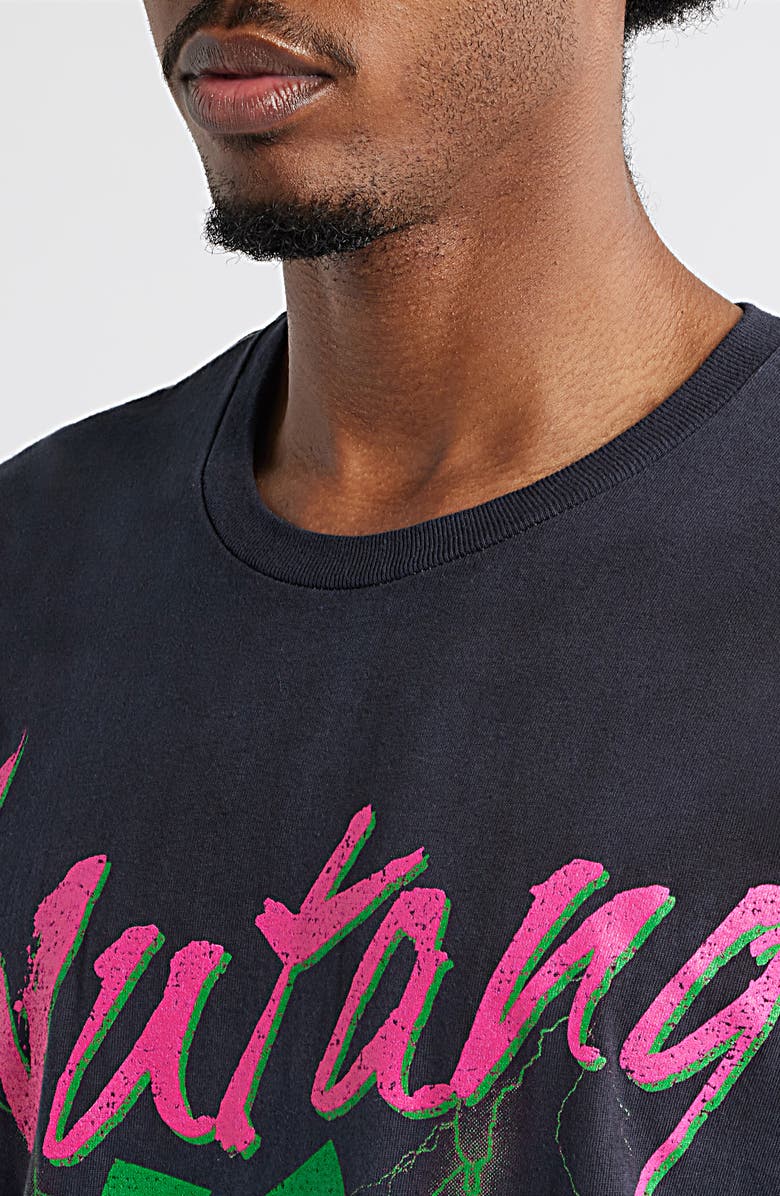 Merch Traffic Wu-Tang Clan Live at the Bronx Graphic T-Shirt, Alternate, color, Forest Green/ Aqua Pigment Dye