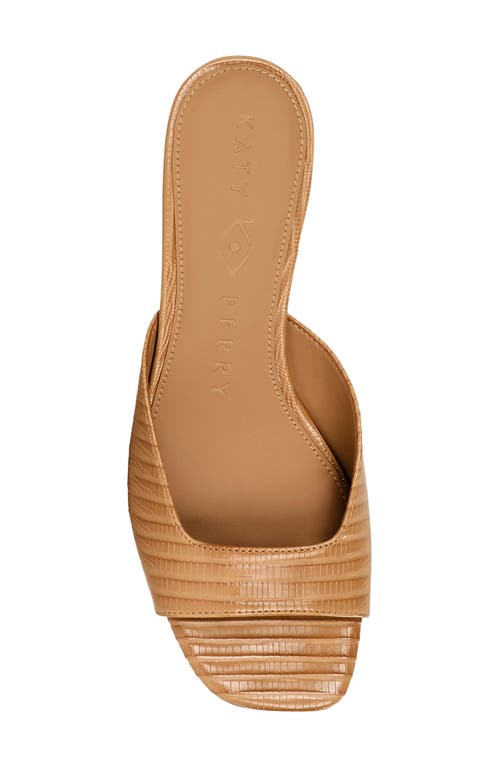Katy Perry The Ladie Kitten Heel Slide Sandal In Caramel