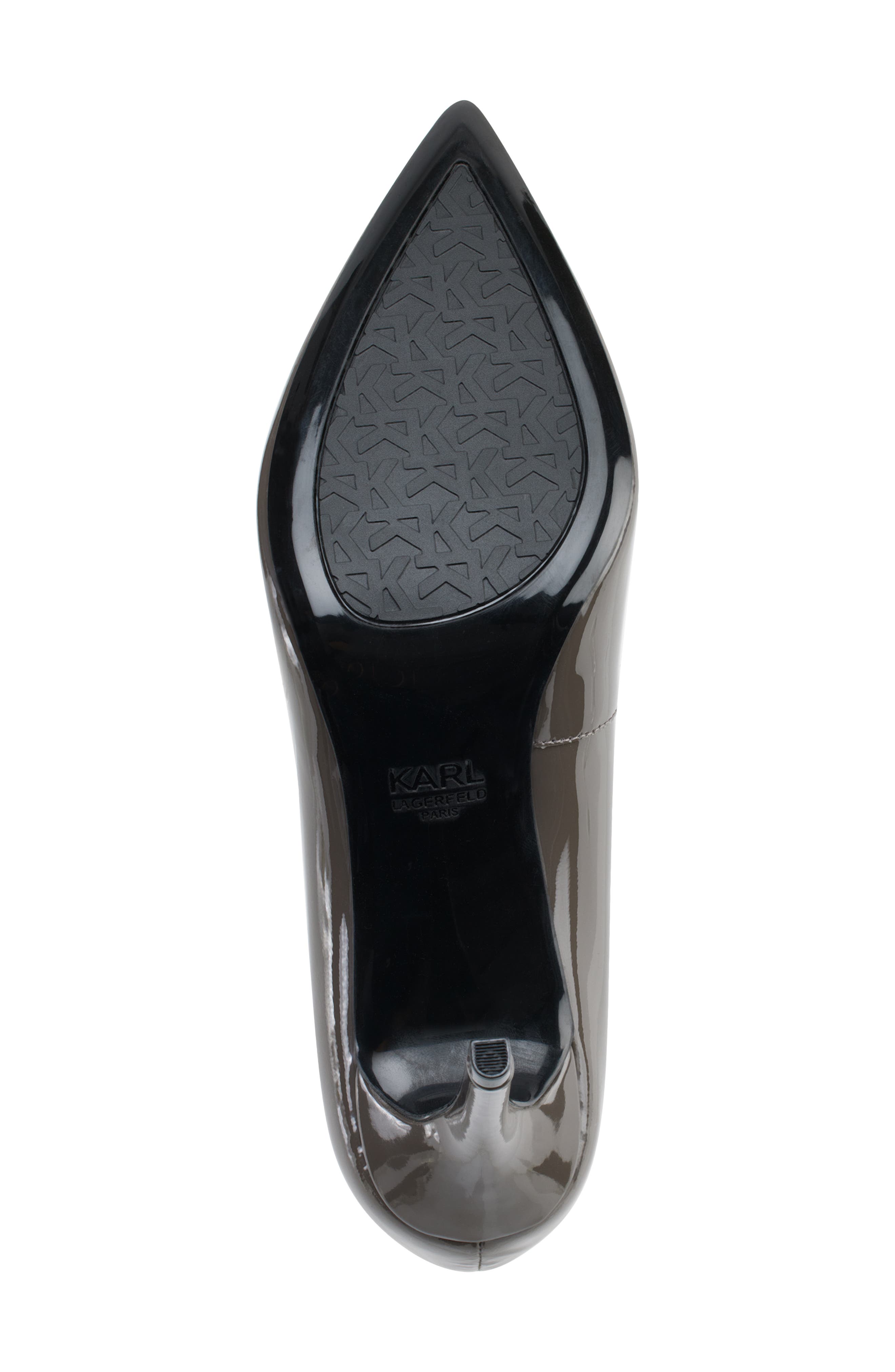 KARL LAGERFELD PARIS Royale Pointed Toe Pump, Alternate, color, 