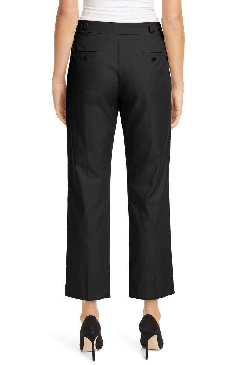 Max Mara Lucas Straight Leg Gabardine Ankle Pants, Alternate, color,