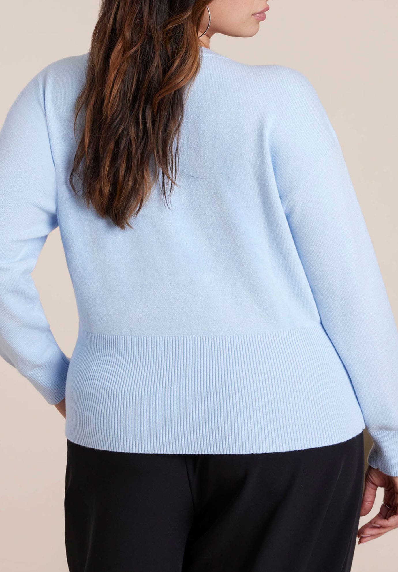 Zipper Hem Sweater - image 2