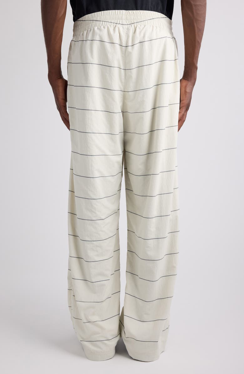 Balenciaga Stripe Track Pants, Alternate, color, Dirty White/ Black