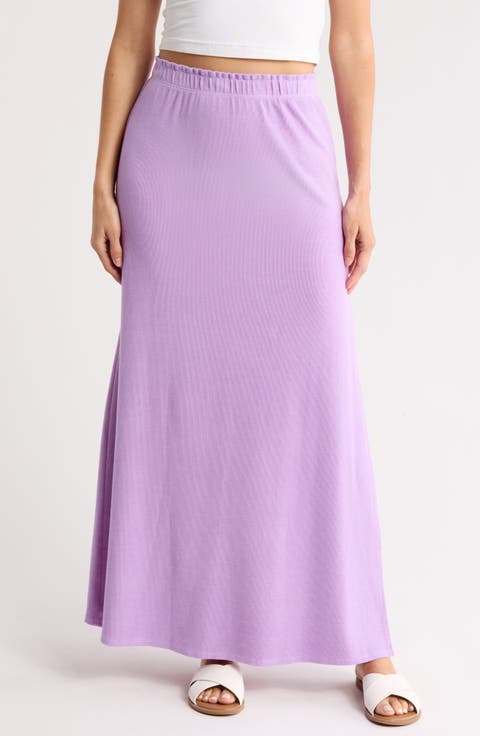 Slit Maxi Skirt