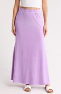 GO COUTURE Slit Maxi Skirt