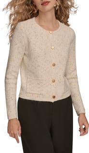 Donna Karan New York Metallic Cardigan