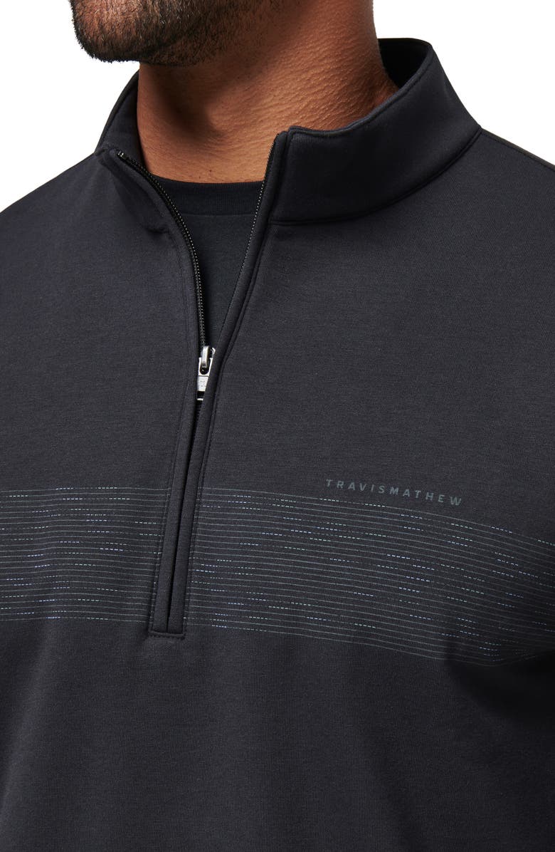 TravisMathew Upgraded Quarter Zip Fleece Top, Alternate, color, 
