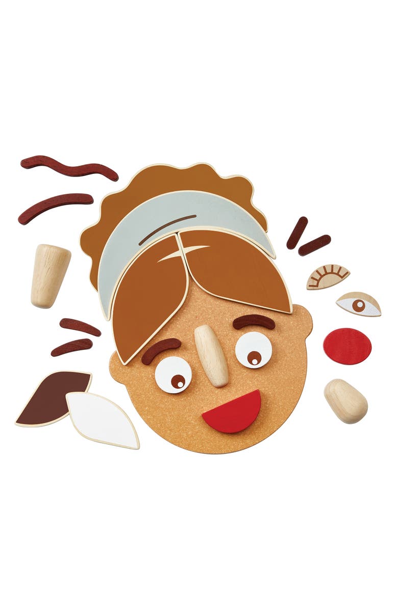 PlanToys<sup>®</sup> Build a Face Game, Alternate, color, Assorted