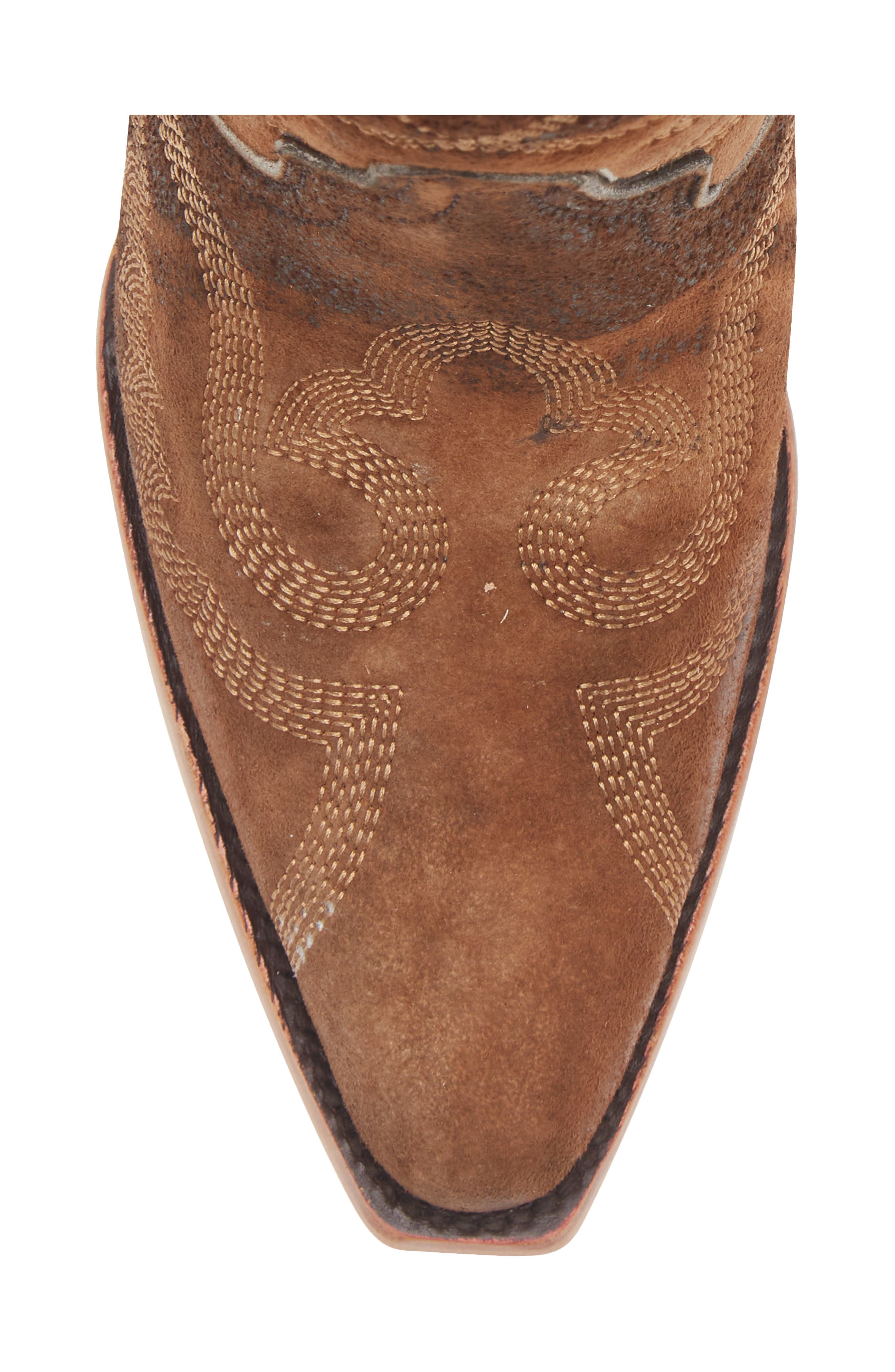CORRAL Distressed Leather Western Boot, Alternate, color, Brown
