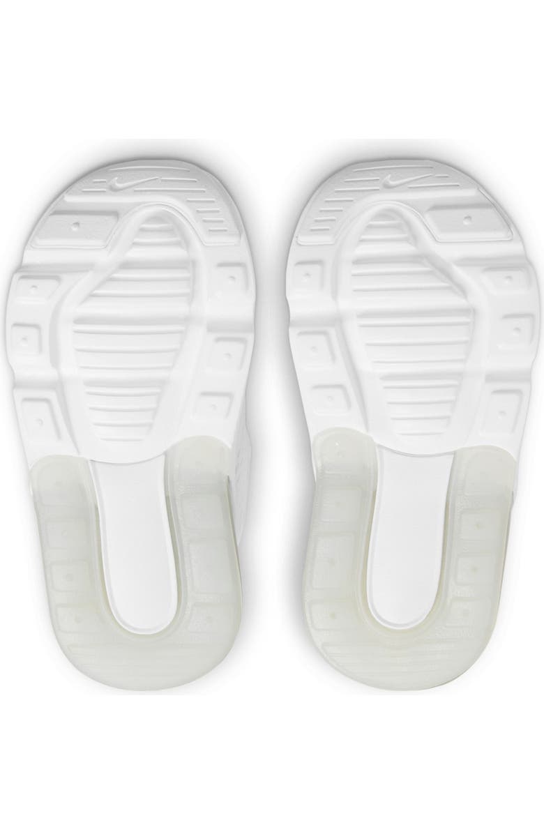 Nike Kids' Air Max 270 Sneaker, Alternate, color, 103 White/White