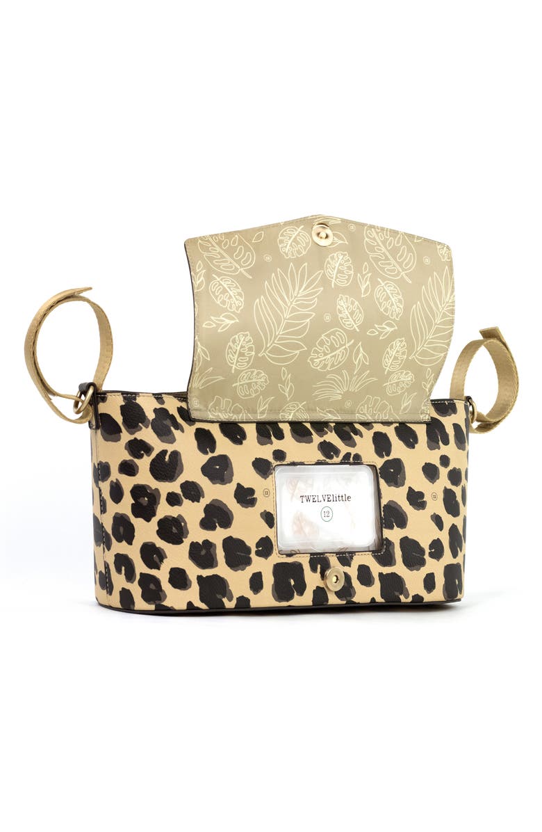 TWELVElittle Peekaboo Stroller Caddy, Alternate, color, Leopard