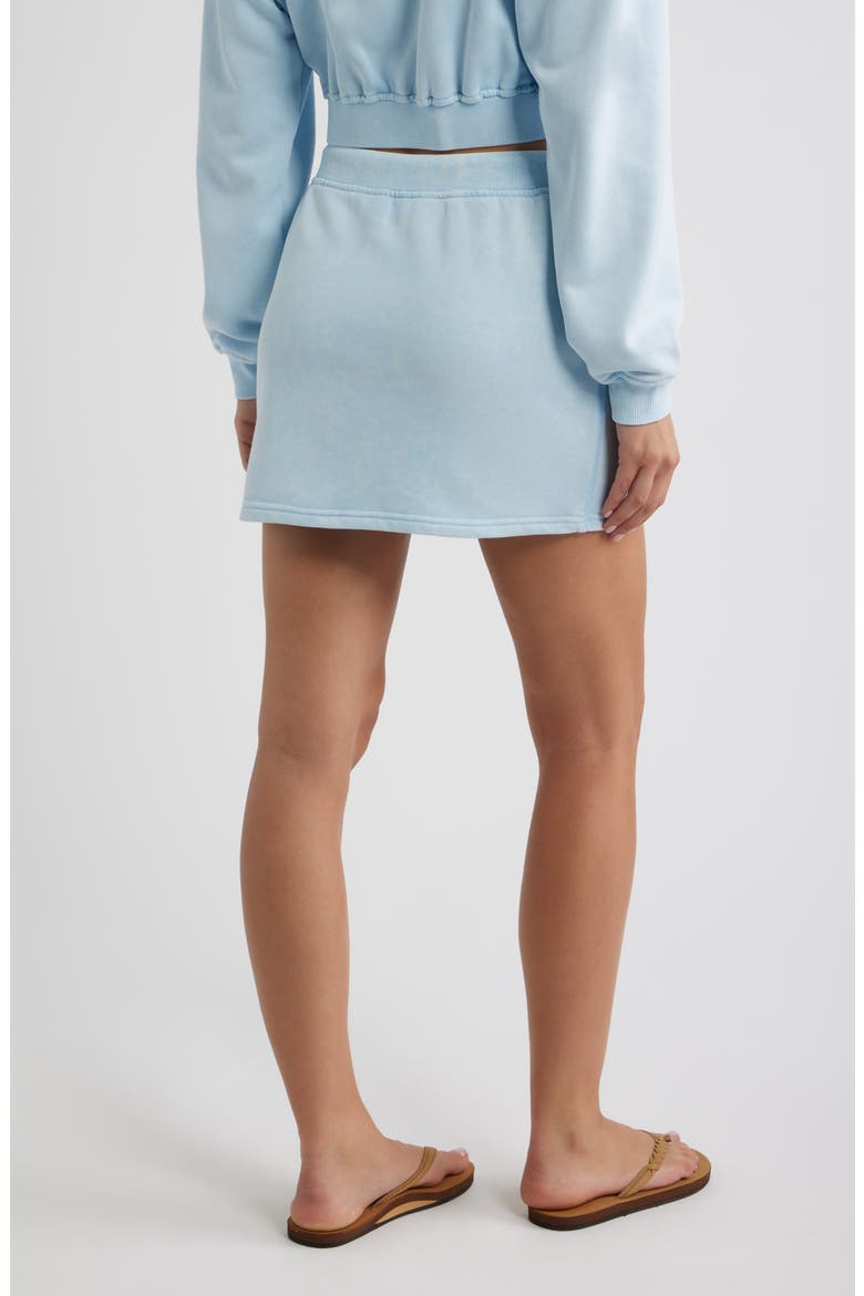 Terry Track Miniskirt, Alternate, color, BABY BLUEBELL