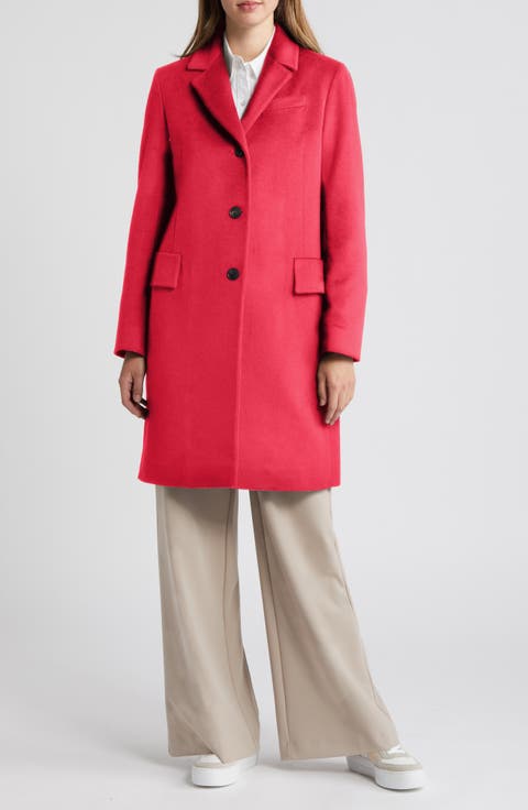 Notch Collar Wool Coat