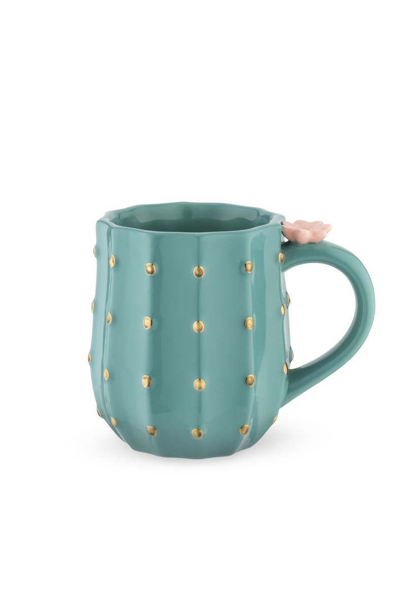 Pinky Up (Accessories) Cactus Mug, Main, color, Green