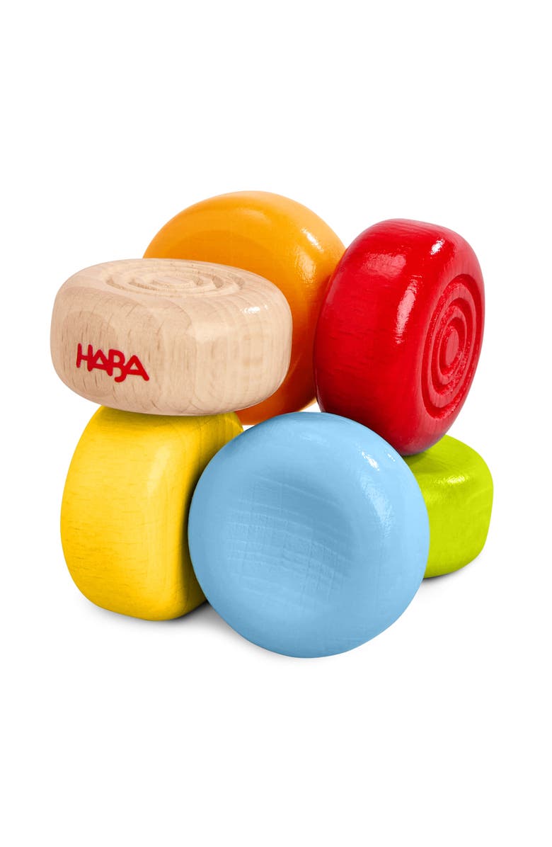 HABA Color Drops Wooden Baby Grasping & Teether Toy, Main, color, Multi