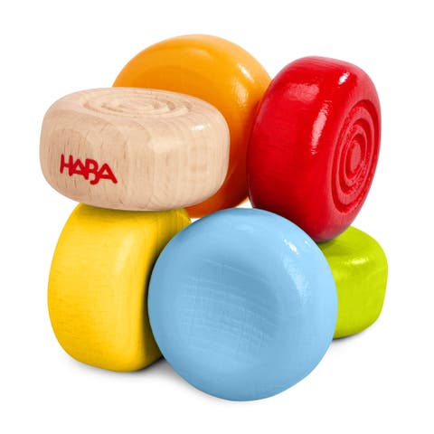 Color Drops Wooden Baby Grasping & Teether Toy