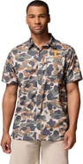 Columbia Men's Columbia Camo Tennessee Volunteers Super Slack Tide Omni-Wick Button-Up Shirt