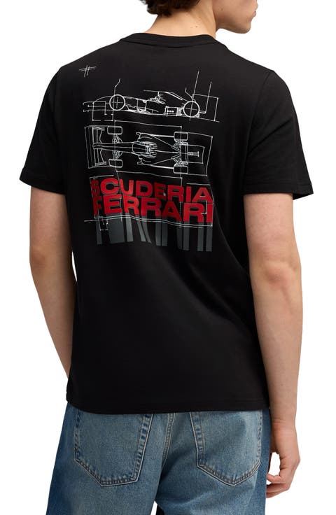 Scuderia Ferrari Sportswear Car Graphic T-Shirt