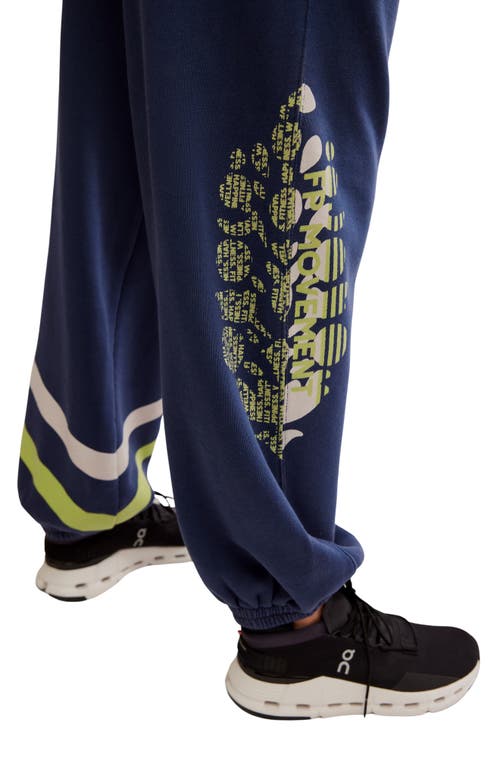 Free People Fp Movement All Star Oversize Graphic Joggers