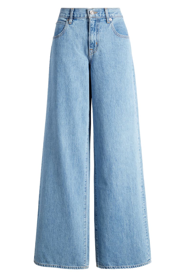 Mica Organic Cotton Wide Leg Jeans, Alternate, color, SUNSET ANGEL