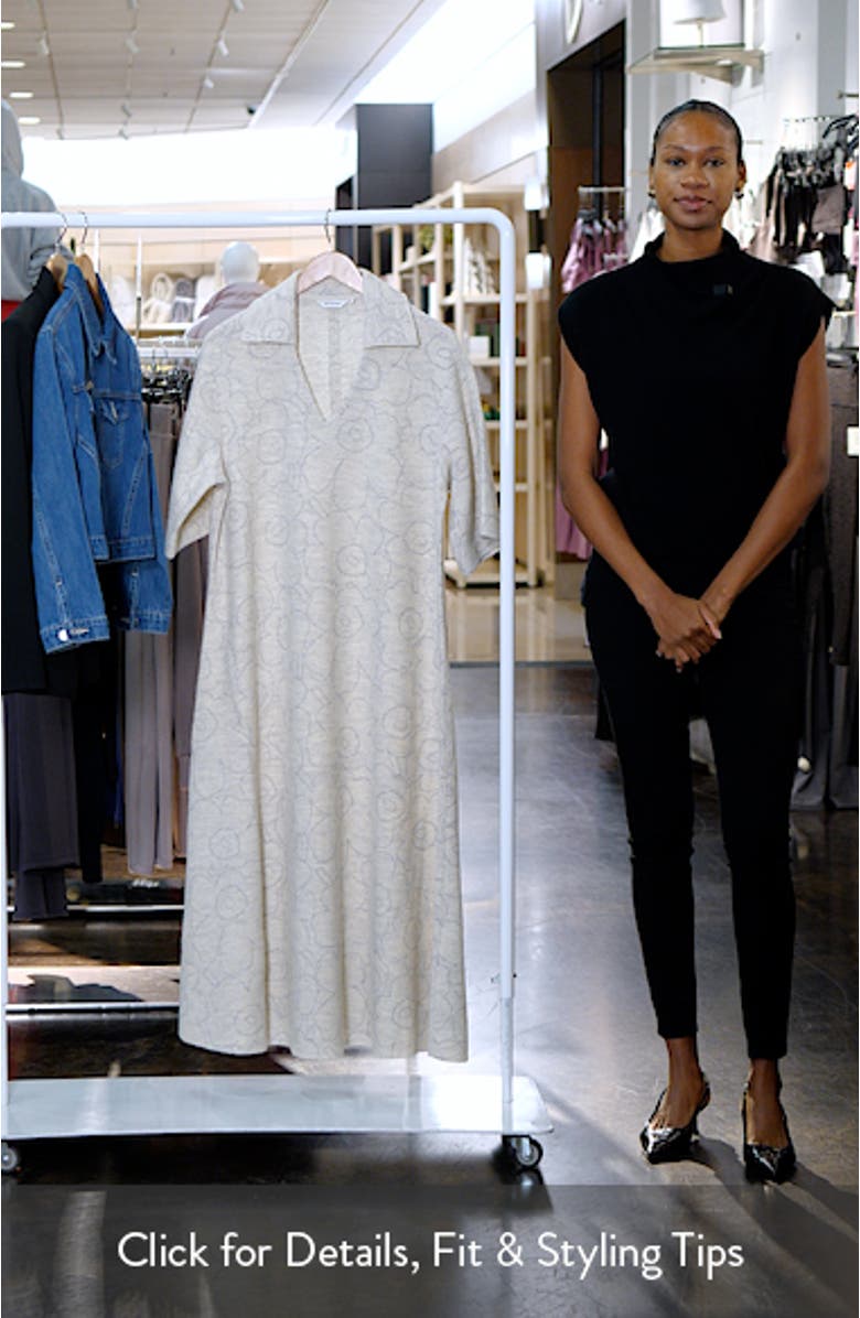 Nietos Piirto Unikko Floral Wool Dress, sales video thumbnail