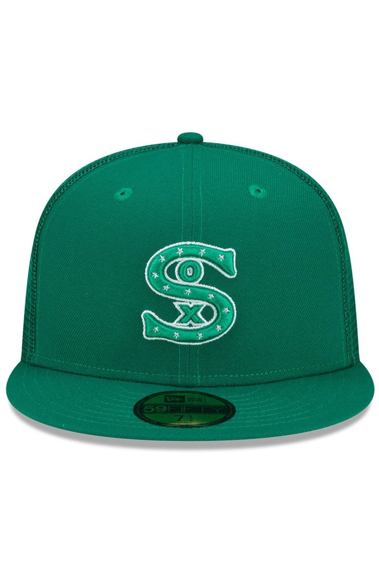 New Era Men's New Era Green Chicago White Sox 2022 St. Patrick's Day 59FIFTY Fitted Hat, Alternate, color, Green