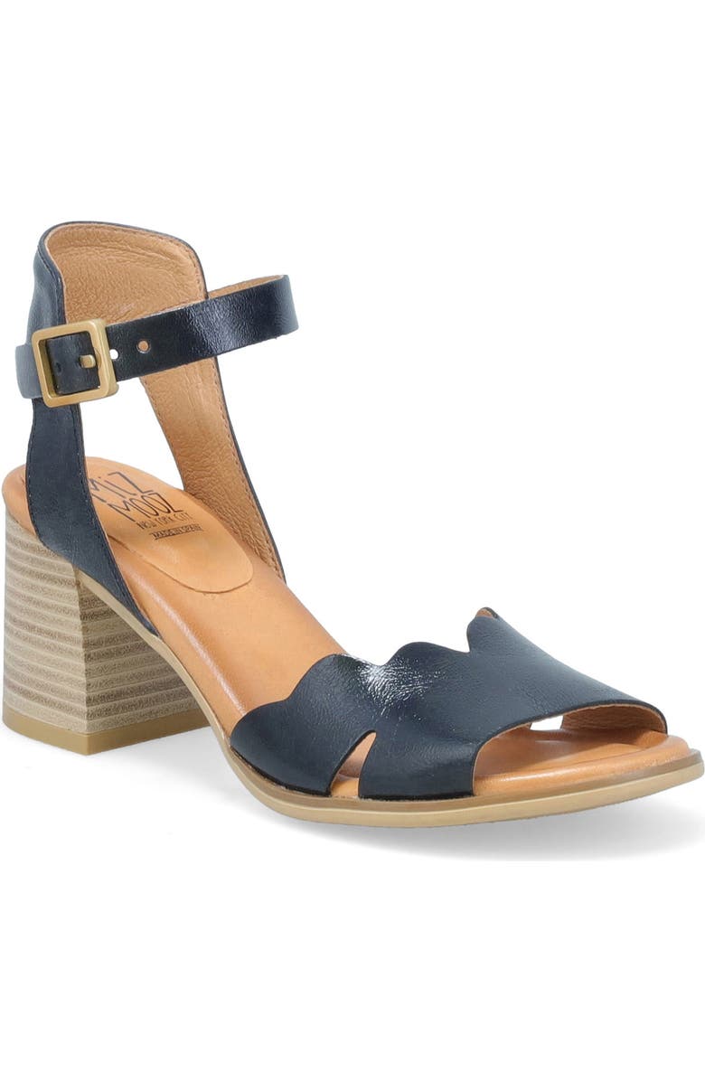 Miz Mooz Reena Block Heel Sandal, Main, color, Black