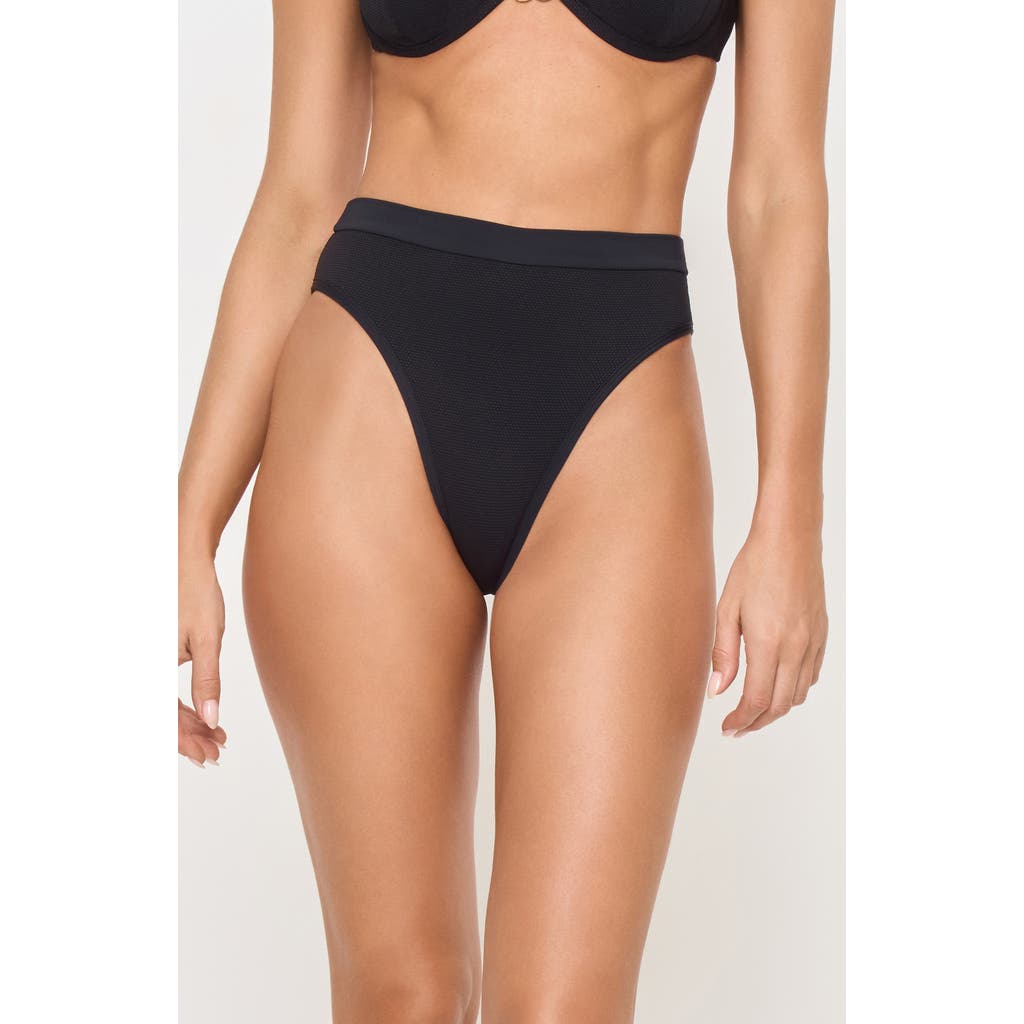 L*space Lspace X Anthropologie Frenchi Bitsy Bikini Bottoms In Black