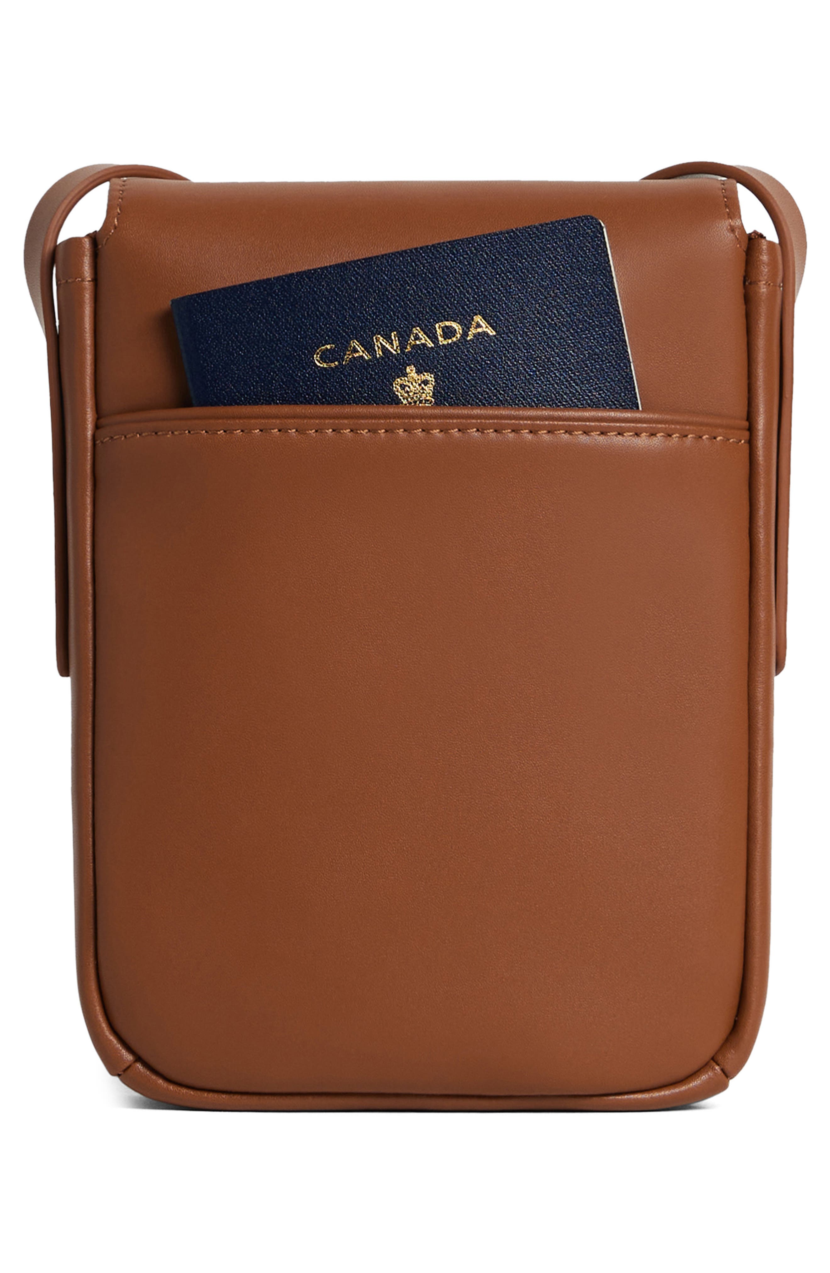 Monos Mini Metro Crossbody Bag, Alternate, color, Mahogany