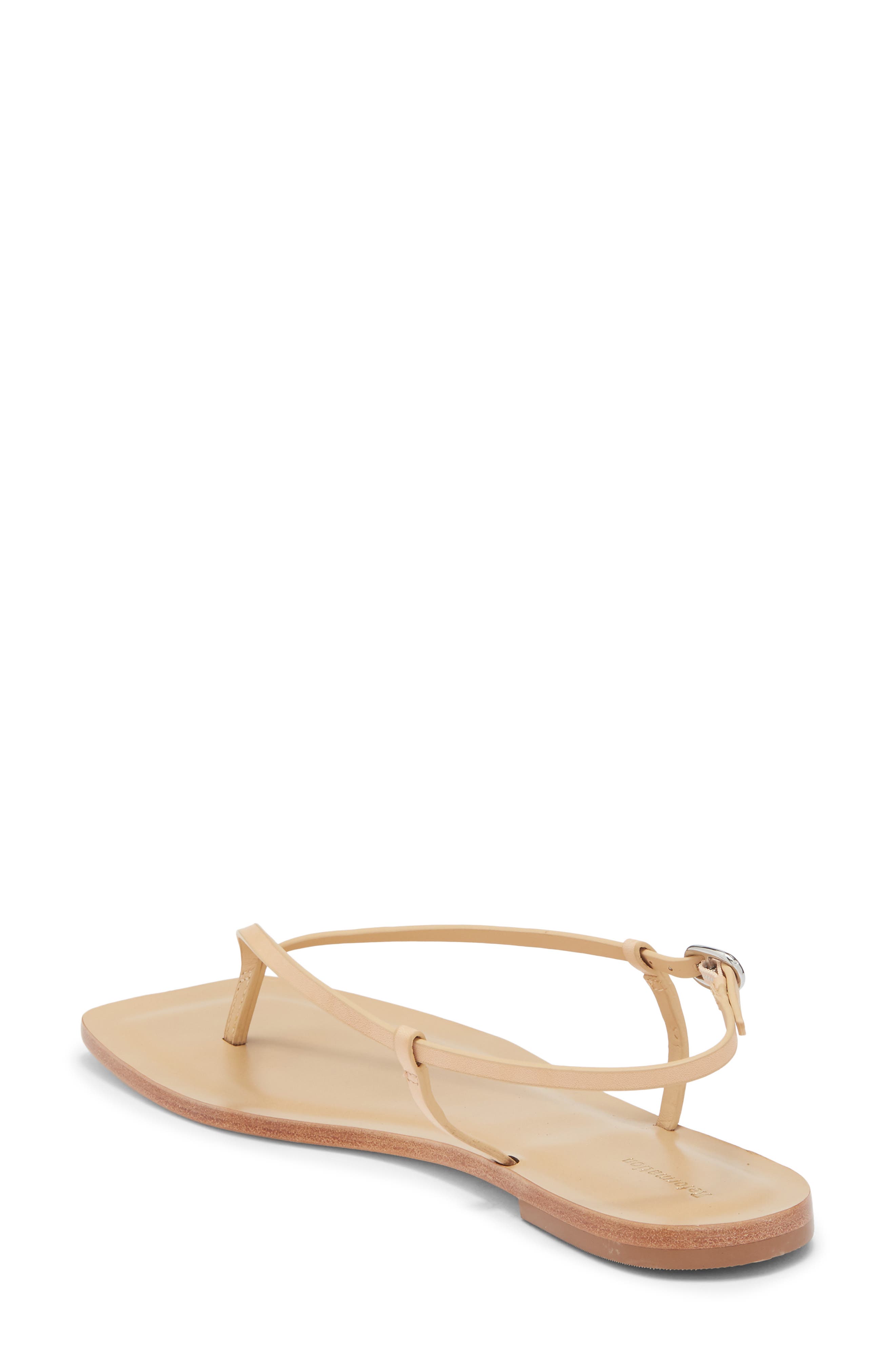 Reformation Vincenza Sandal, Alternate, color, Porcini Leather