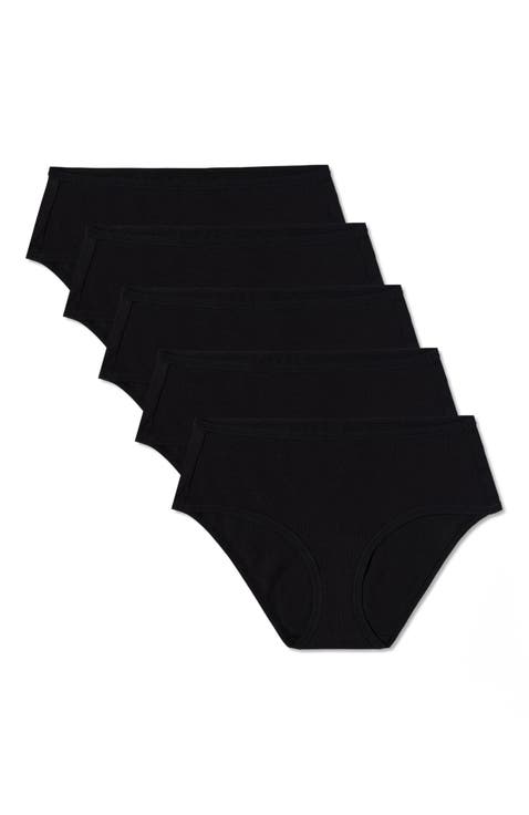 Everyday Mid Rise Hipster 5-Pack Made With Organic Cotton