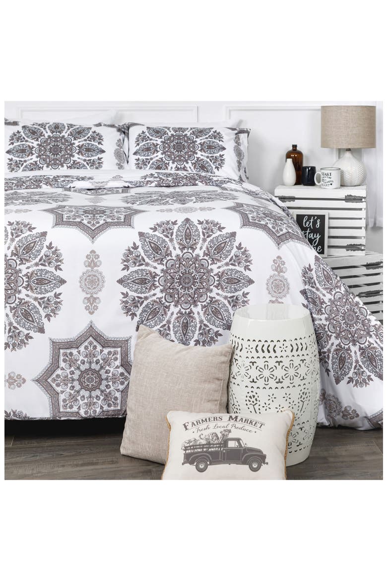 Luxury Collection Comforter Set, Alternate, color, GREY