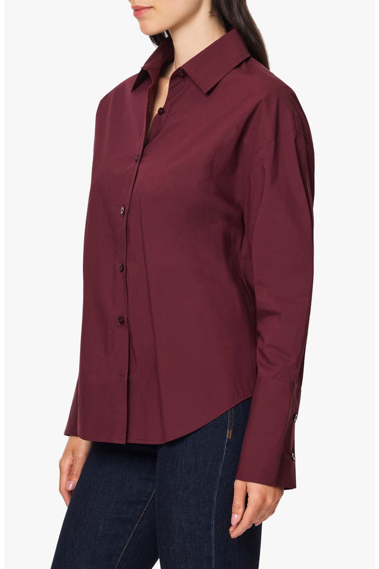 Tie Back Poplin Shirt, Alternate, color, PORT ROYALE