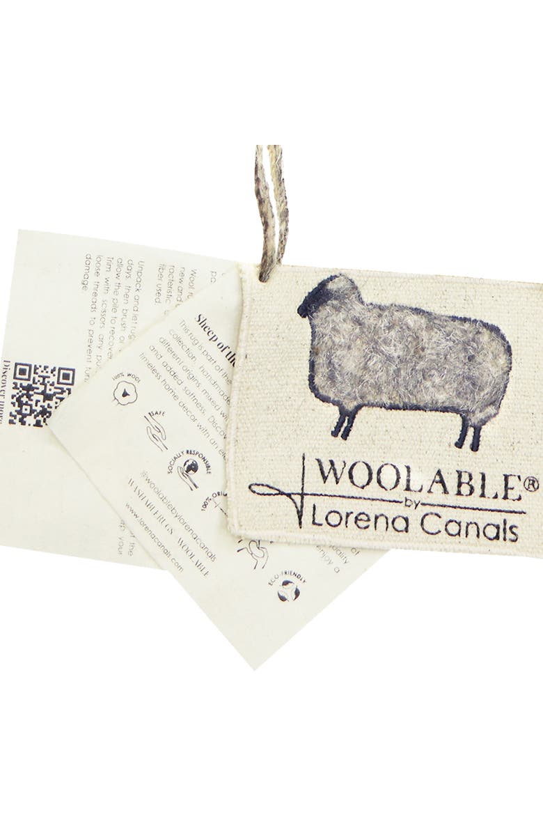 Lorena Canals Woolable rug Steppe, Alternate, color, Sheep Grey