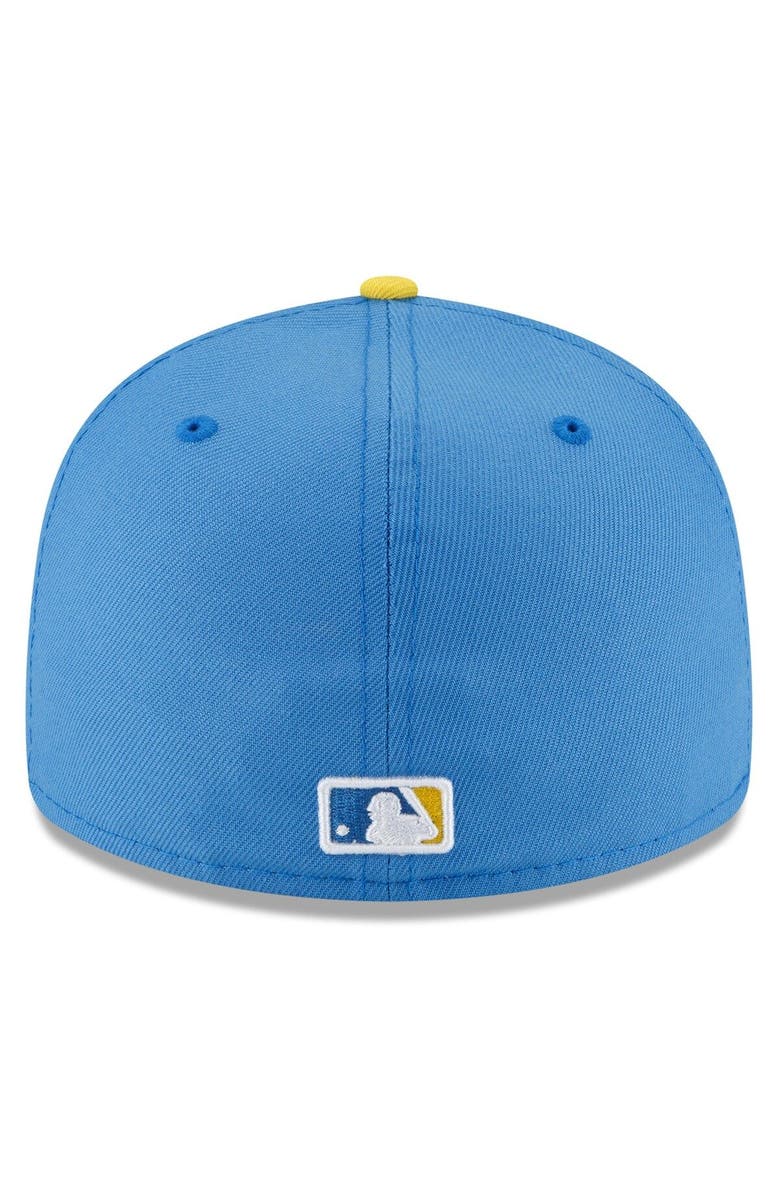 New Era Men's New Era Light Blue Boston Red Sox City Connect Low Profile 59FIFTY Fitted Hat, Alternate, color, Light Blue