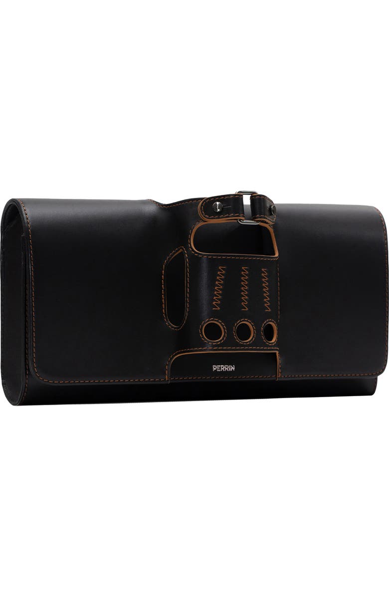 PERRIN PARIS Le Cabriolet Clutch, Alternate, color, Black