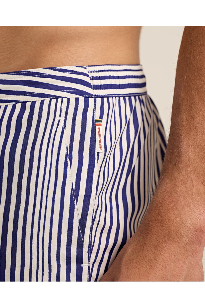 Dane Drawcord Swim Shorts, Alternate, color, BLUE/WHITE