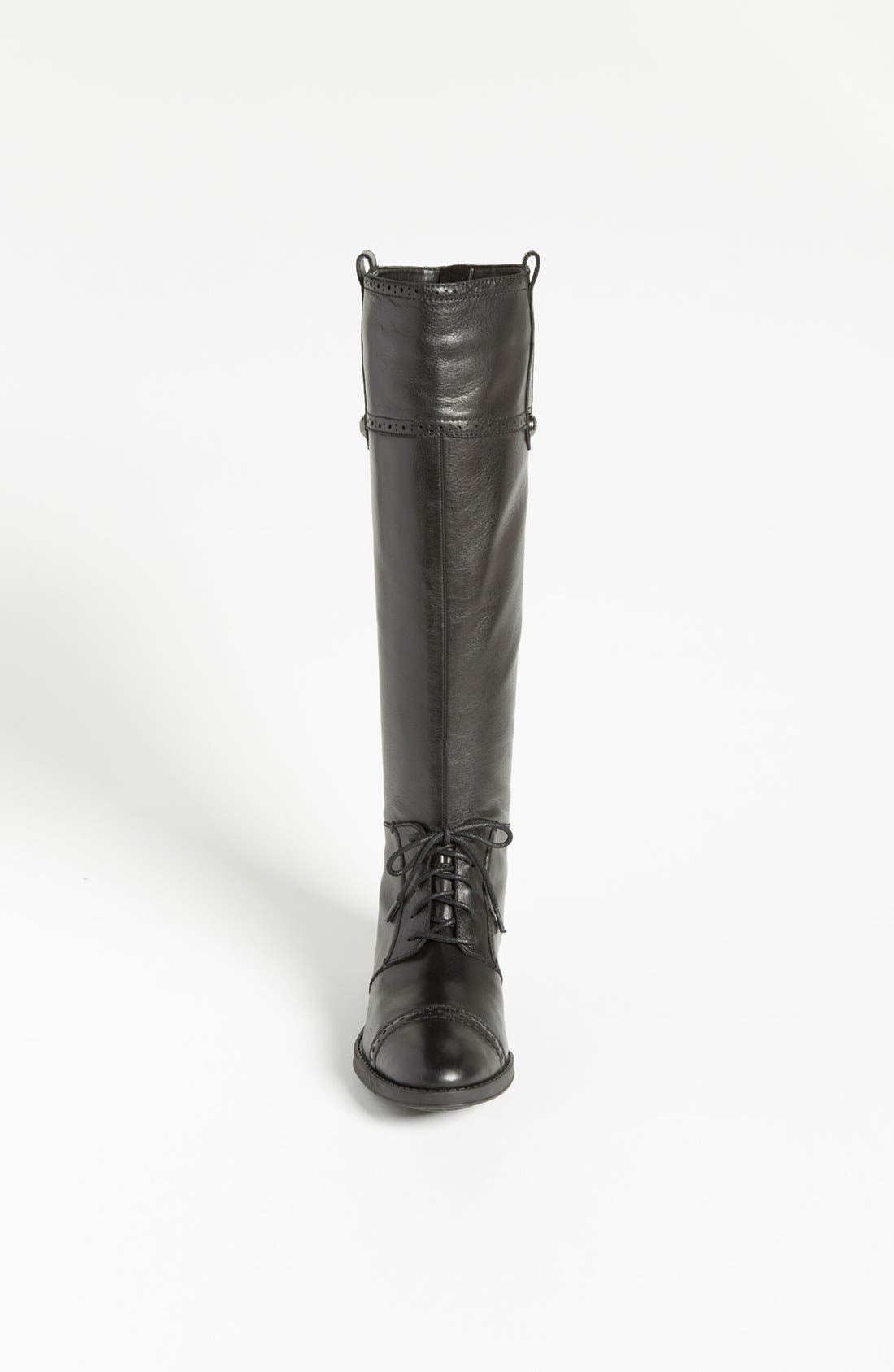 'Perron' Boot, Alternate, color, BLACK BASTO LEATHER