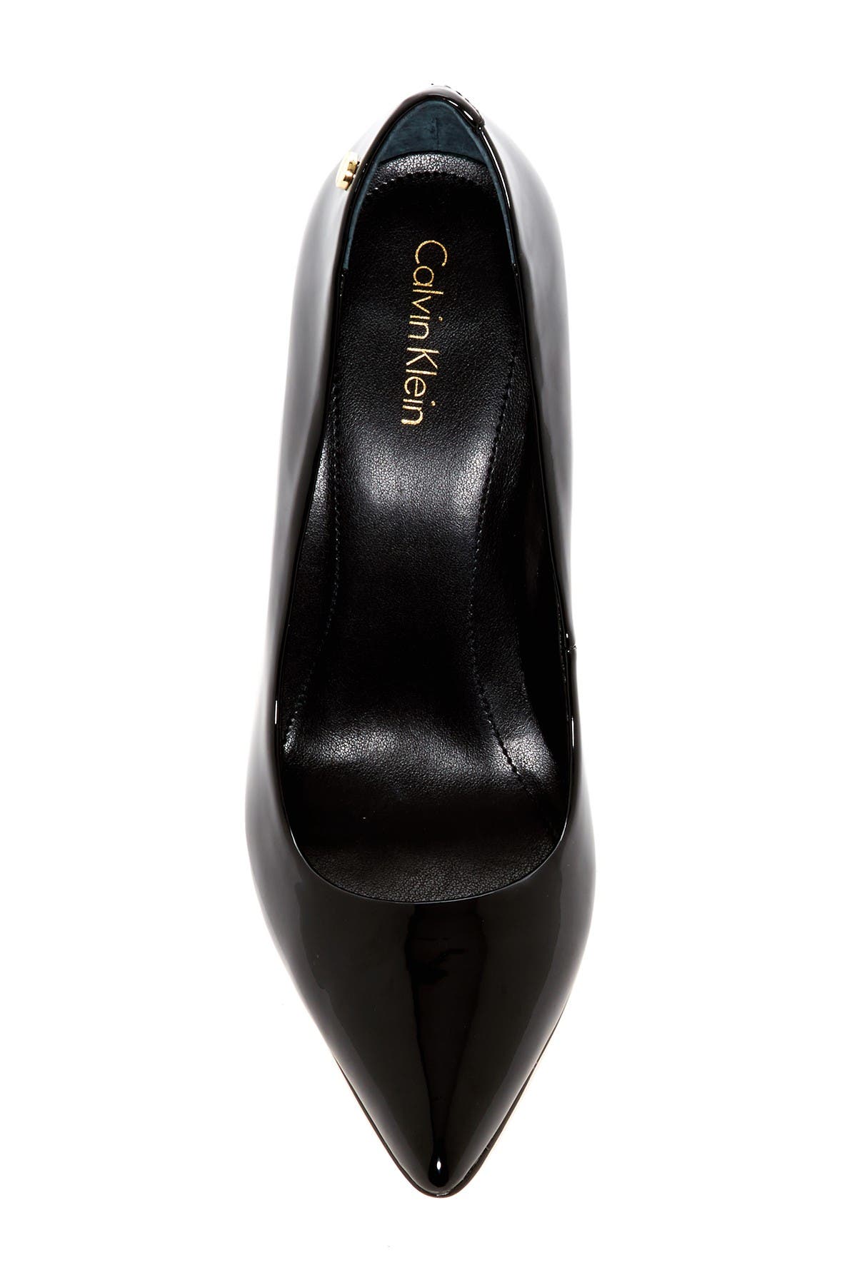 Calvin Klein Brady Patent Leather Pointed-Toe Pump, Alternate, color, 
