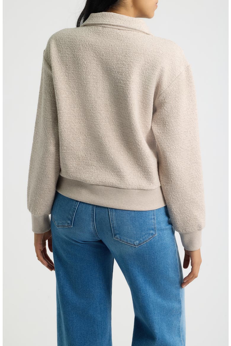 Sunday Half-Zip Pullover, Alternate, color, FROSTED OAT