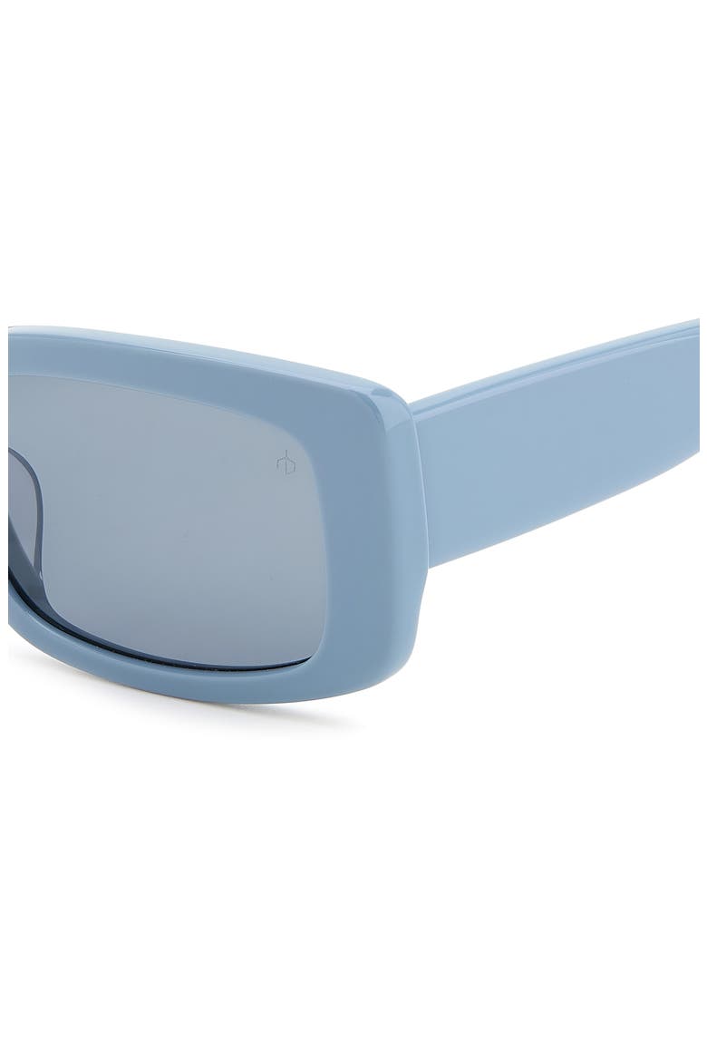 52mm Rectangular Sunglasses, Alternate, color, BLUE/ GREY