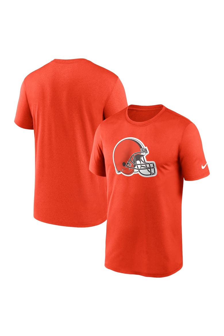 Men's Nike  Orange Cleveland Browns Legend Logo Performance T-Shirt, Main, color, Orange
