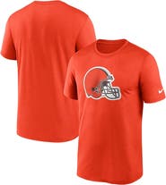 Nike Men's Nike  Orange Cleveland Browns Legend Logo Performance T-Shirt