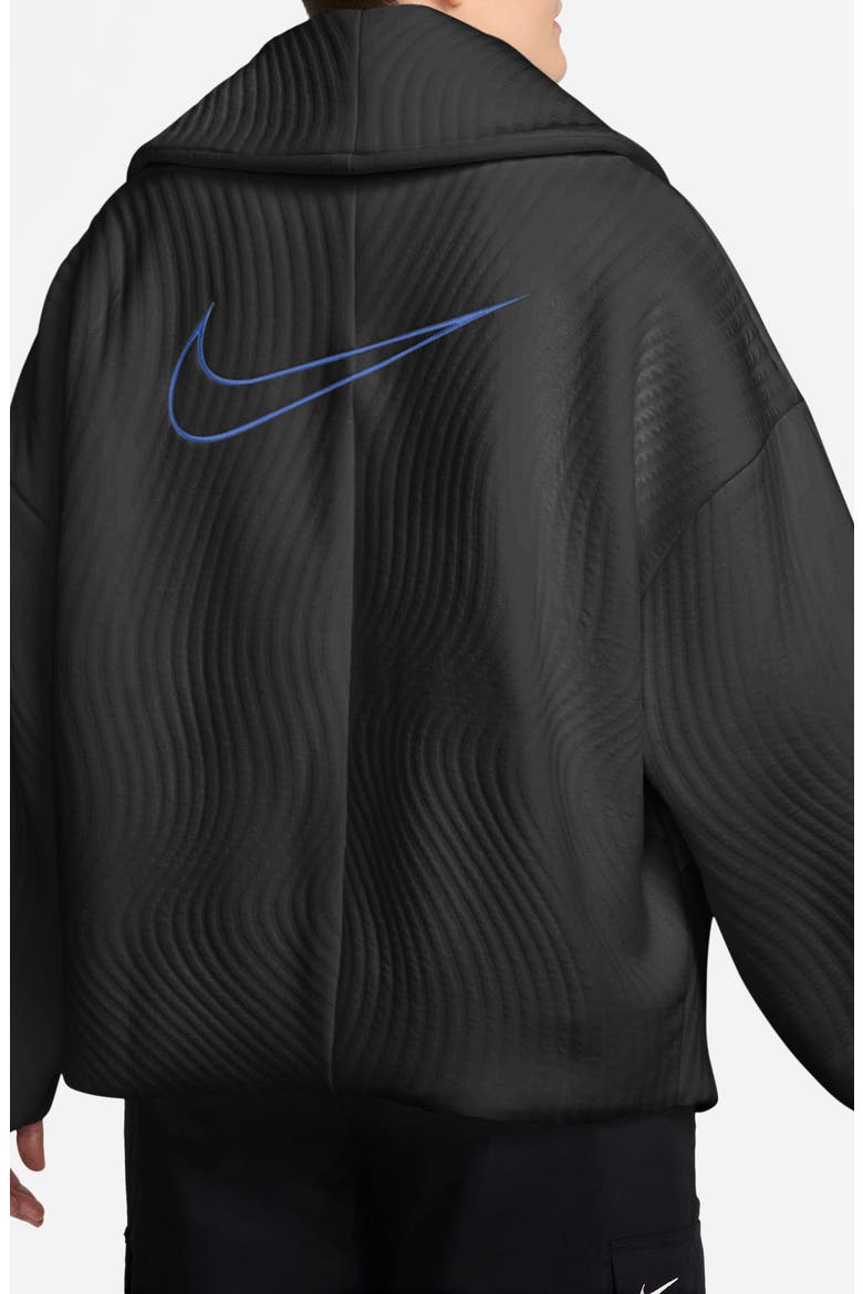 x Serena Williams Design Crew Jacket, Alternate, color, BLACK/ GAME ROYAL