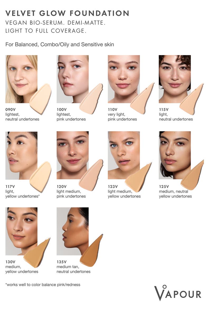 Velvet Glow Foundation, Alternate, color, 090V