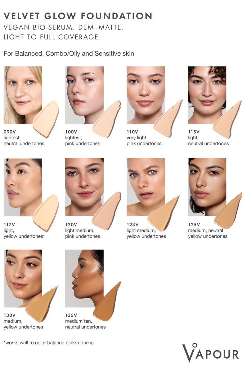 VAPOUR Velvet Glow Foundation, Alternate, color, 