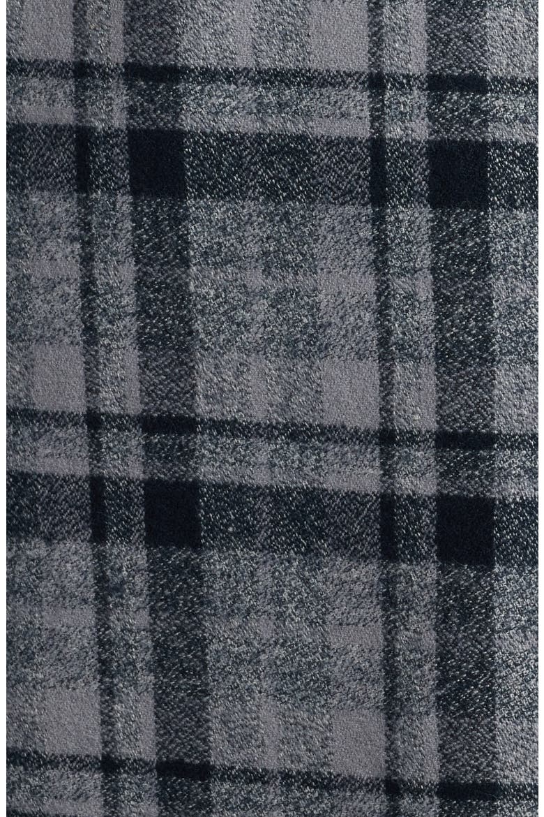 Aiden Plaid Cotton Button-Up Shirt, Alternate, color, TARTAN PLAID DARK GREY MULTI