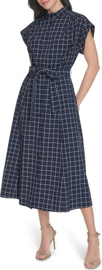 Big Check Shirtdress