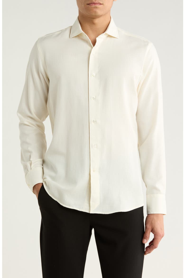 Amble Sport Shirt, Main, color, ALMOND